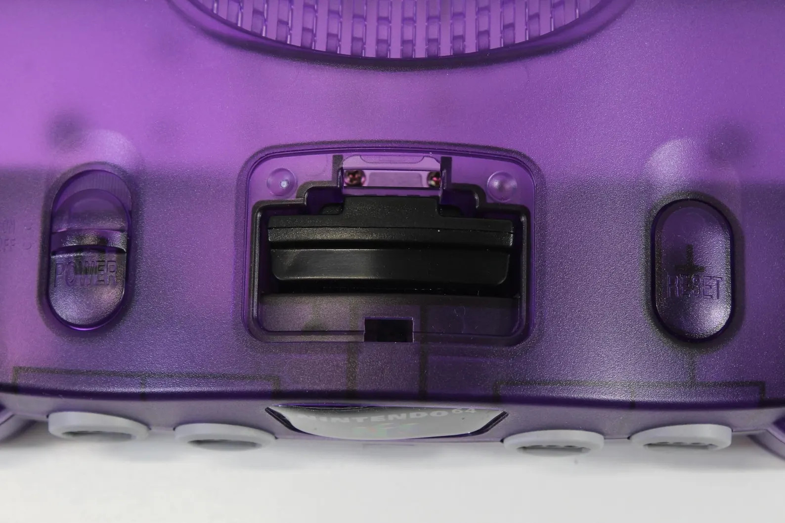 Nintendo 64 Clear Purple Console N64 Controller AC S-Video to HDMI Adapter Cable