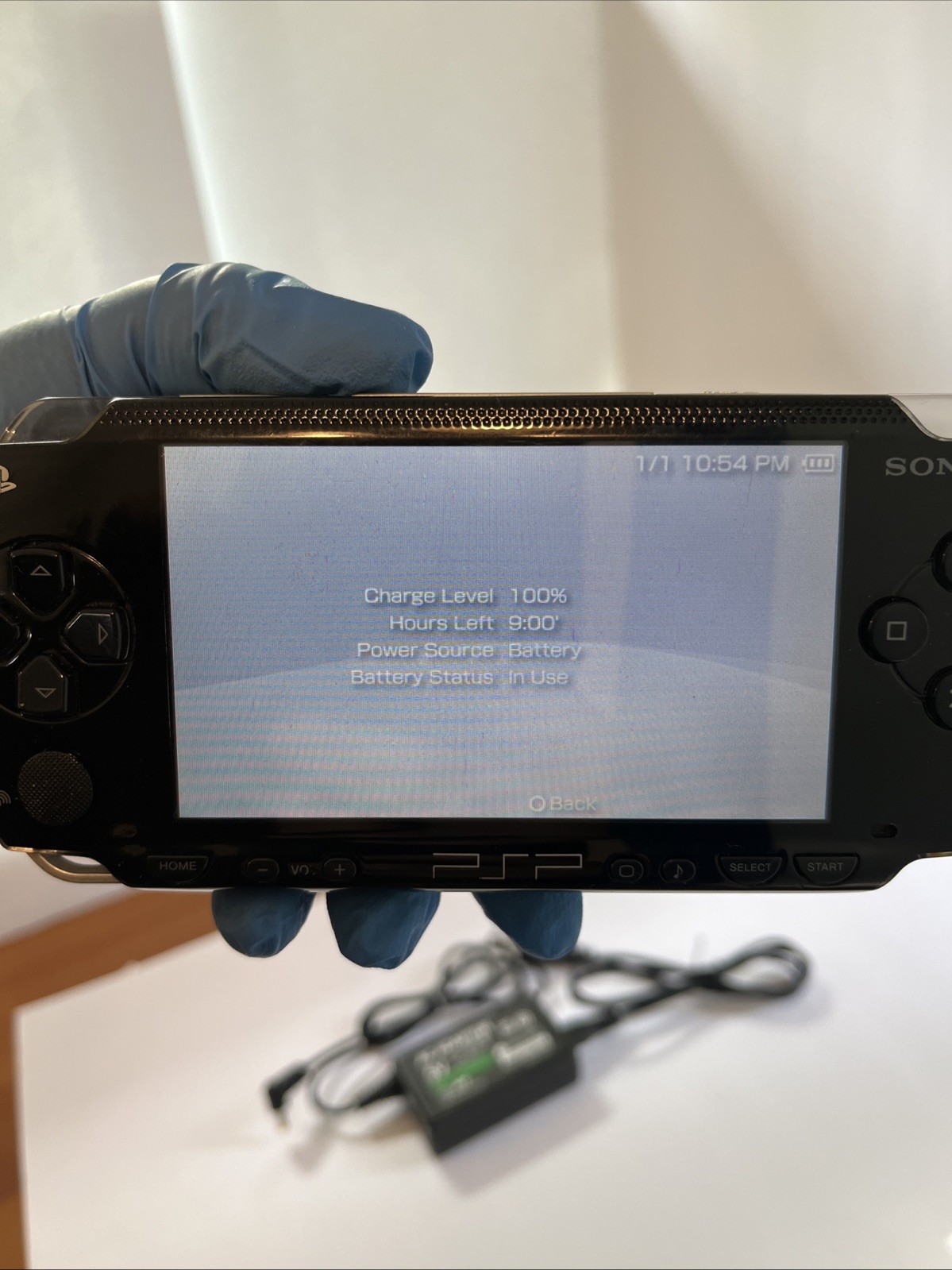Sony PSP-1001 PlayStation Portable Console w/ Battery & Charger – TESTED & WORKS