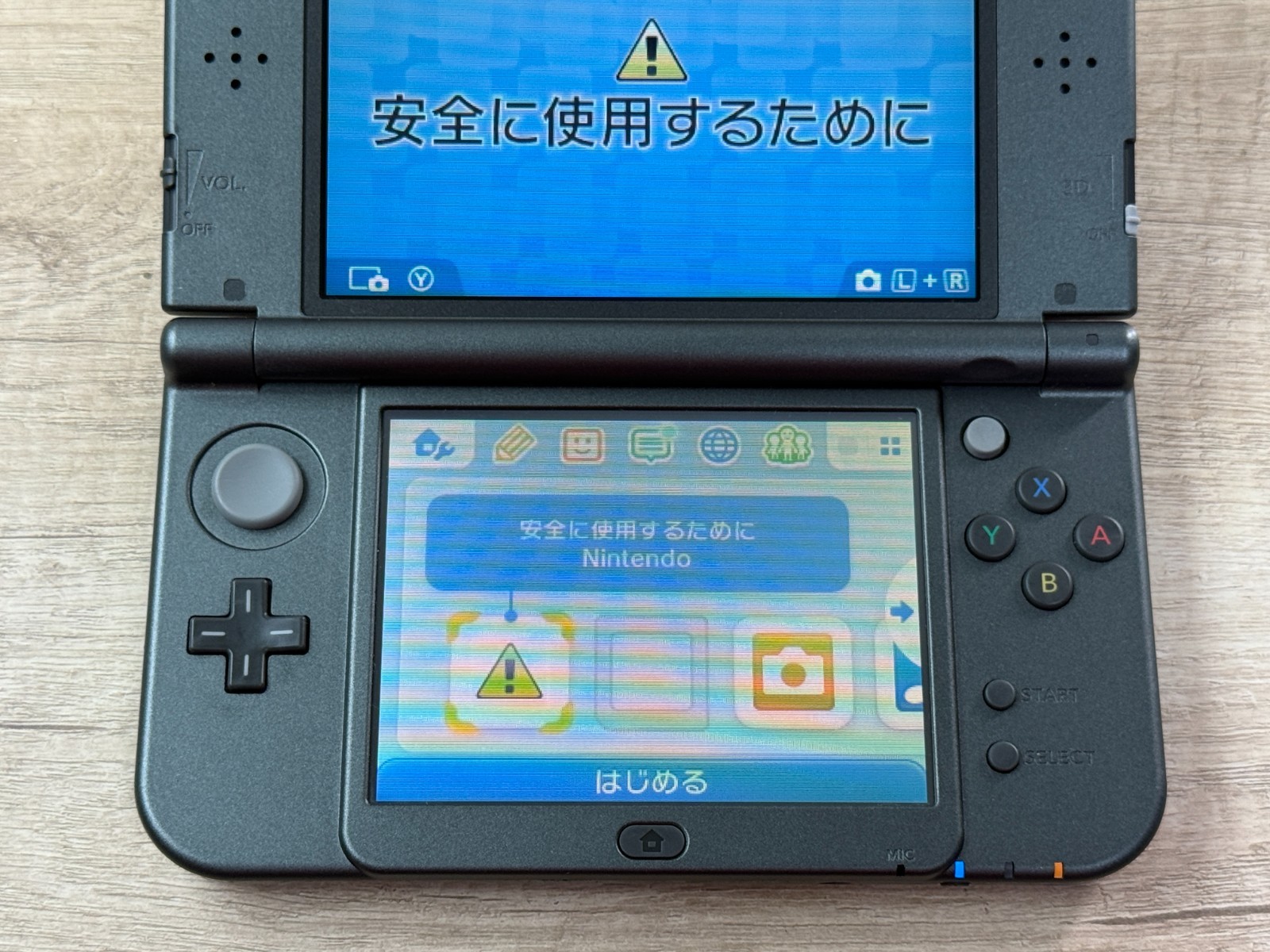 RANK B+IPS Nintendo New 3DS XL Metallic Black Console IPS Top Tested Japan D3477
