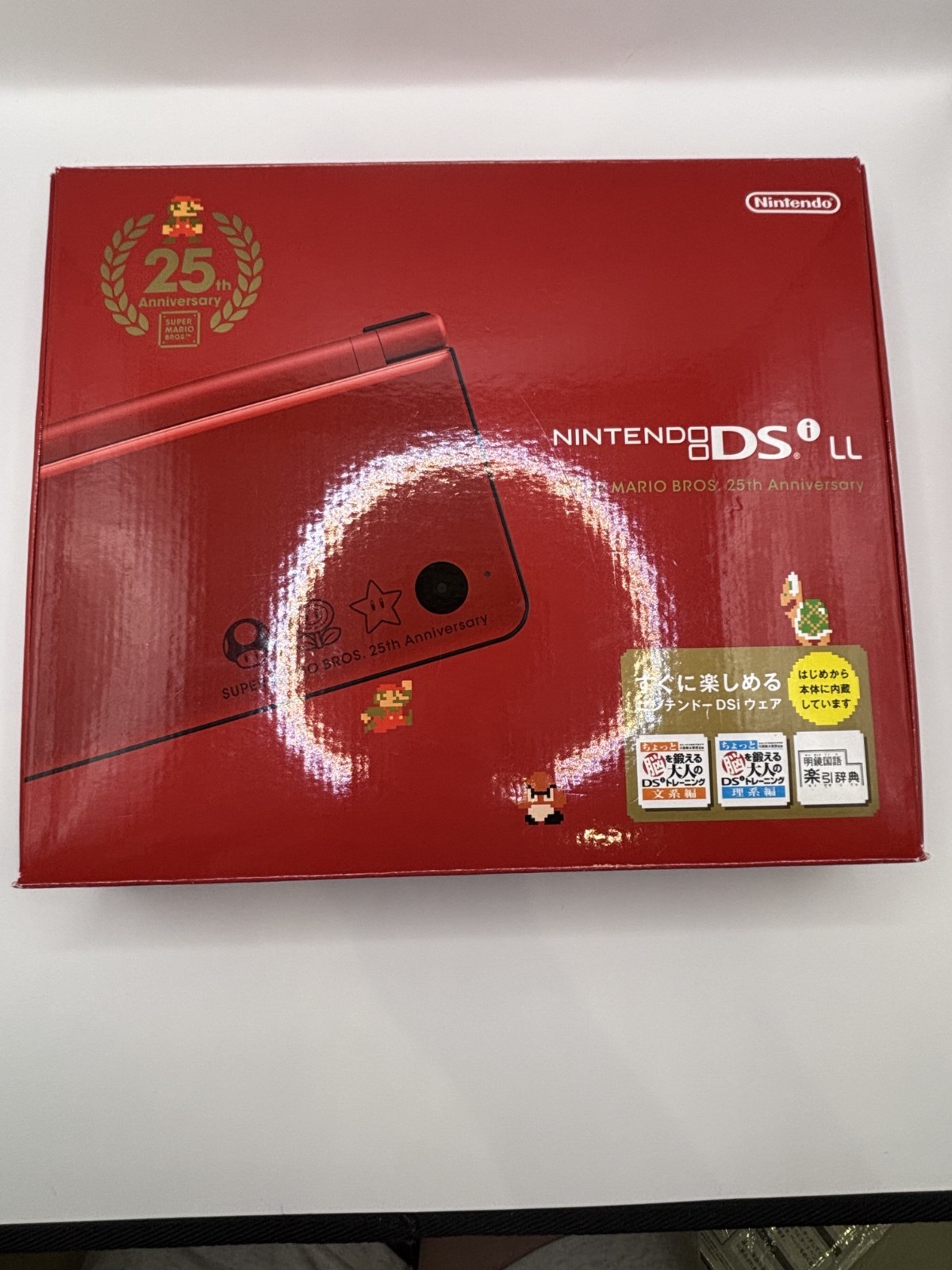 Nintendo DSi LL Super Mario 25th Anniversary Console Boxed Tested Japan