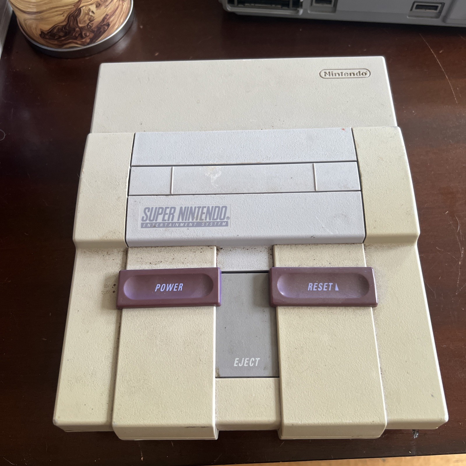 Super Nintendo SNES Console Only SNS-001 Gray Untested