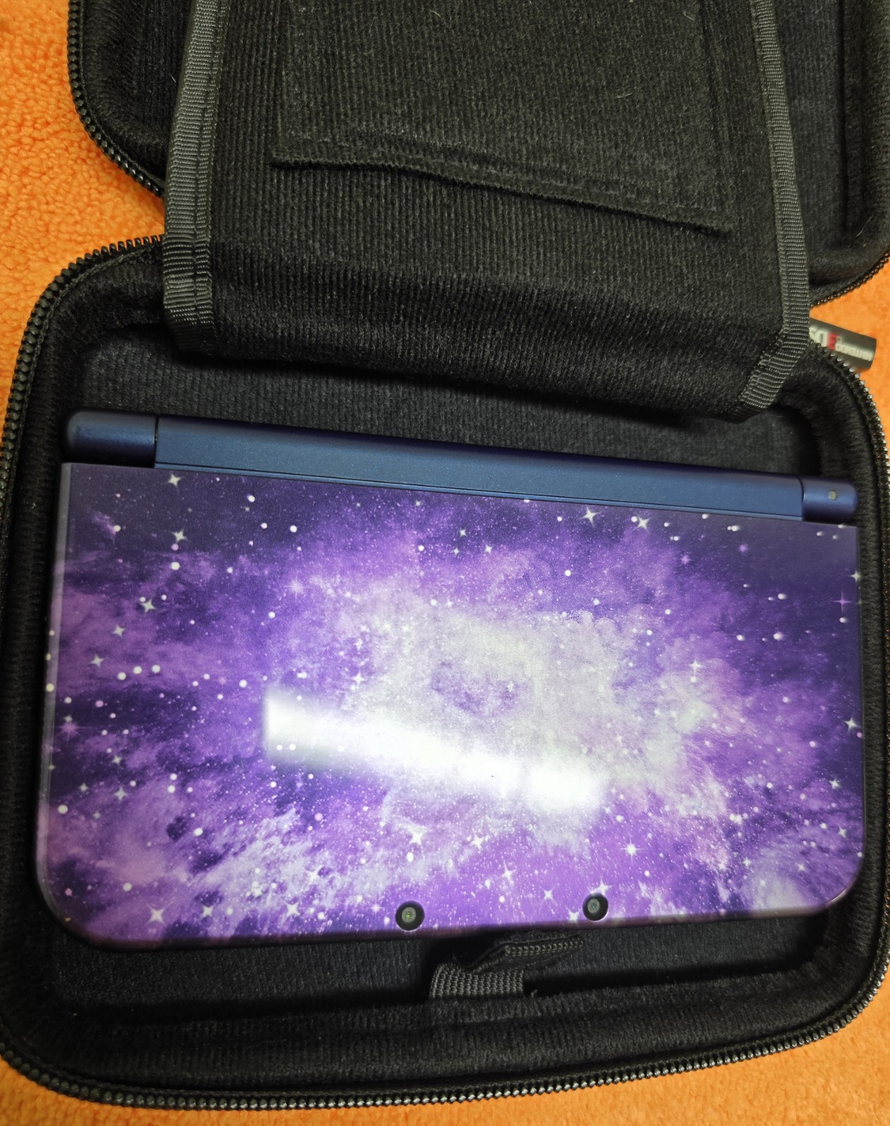 Nintendo 3DS XL Galaxy Edition Handheld System Purple Bundle Games Excellent Lot