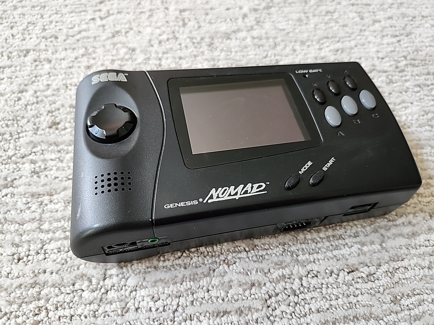 Sega Nomad console MK-6100 with Car Adapter Tested & Working READ DESCRIPTION!