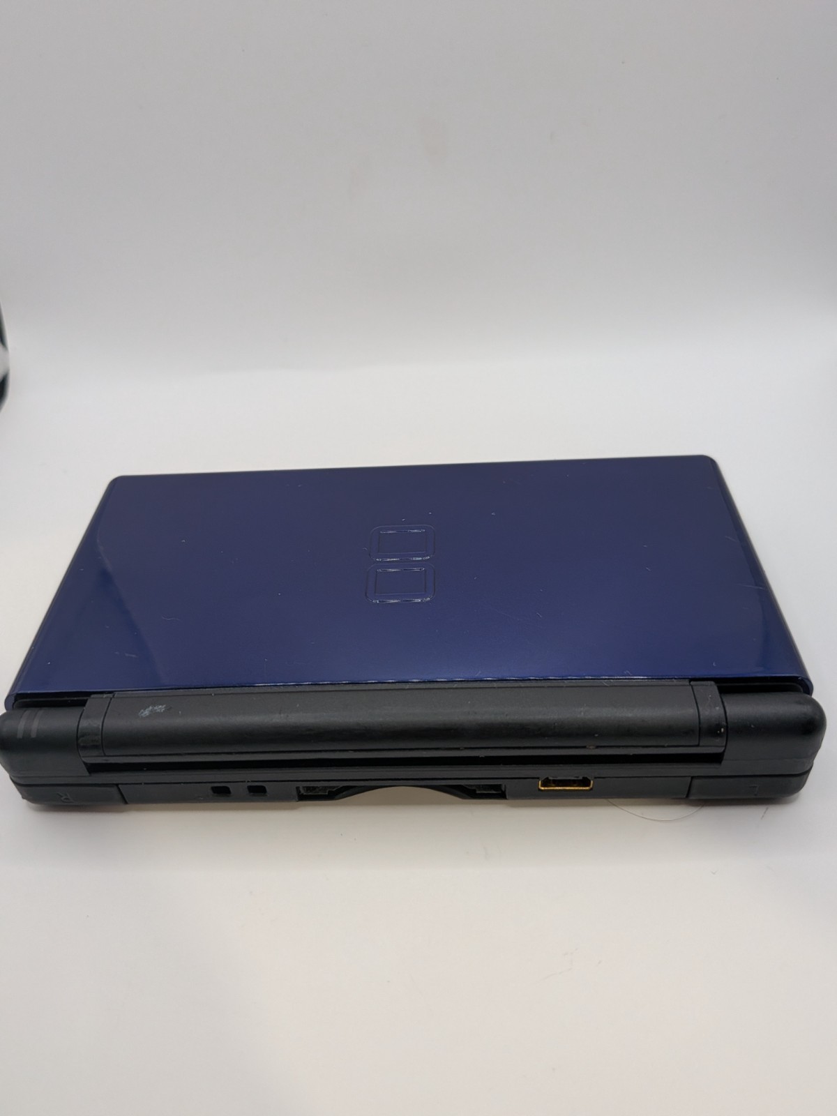 Nintendo DS Lite – Cobalt (Blue) & Black – Tested & Works – Yellow Screens