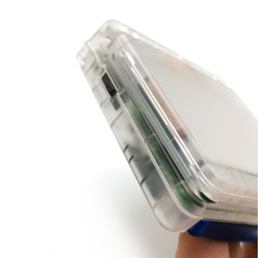 Clear White Gameboy GBA SP V5 IPS Laminated Screen Console 720×480 Retro Pixel