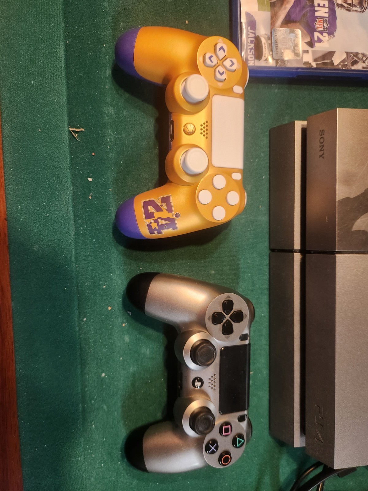 arkham knight ps4 console, video game, controller and accessories lot. tested wo