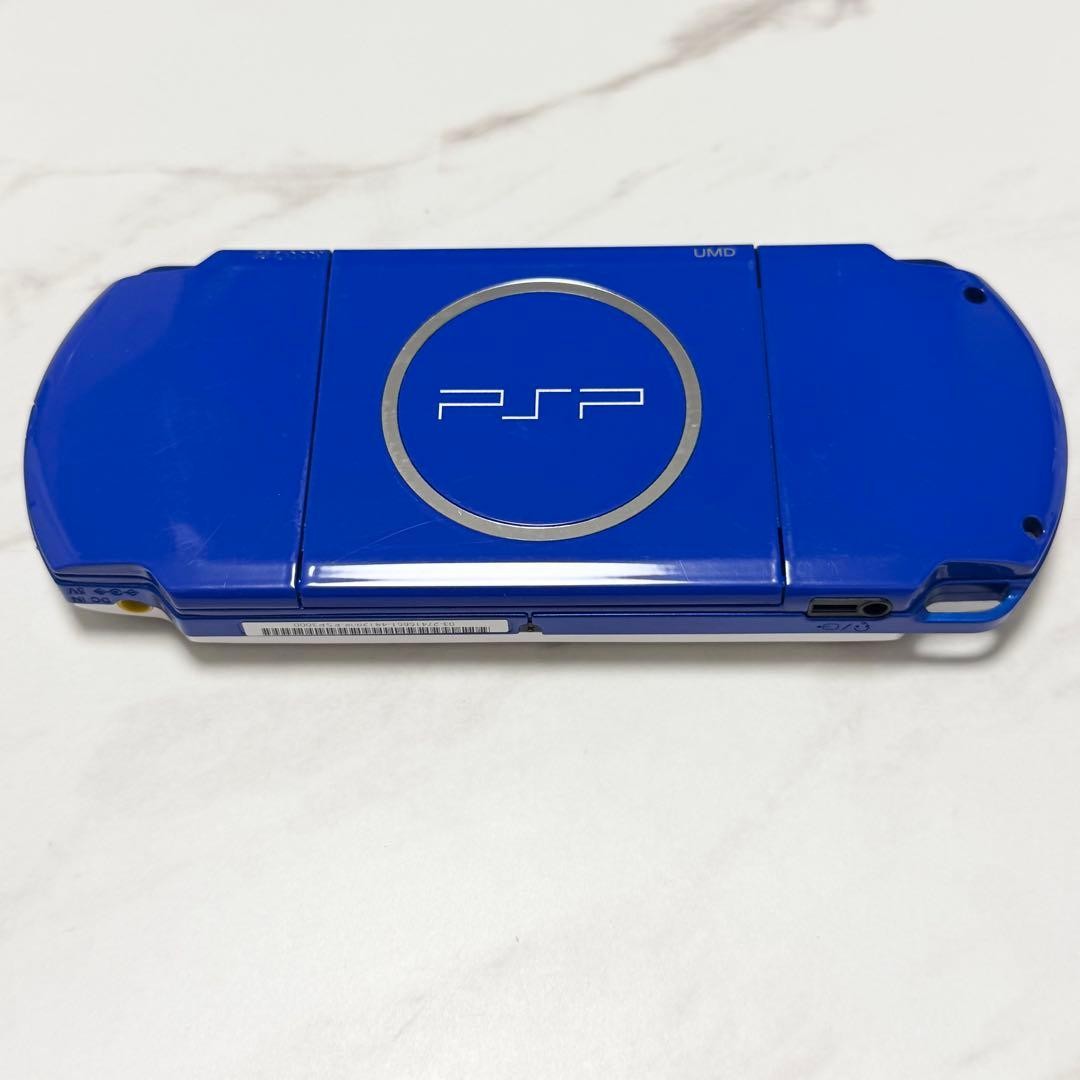 Sony PSP-3000 White Blue Console Tested Working Region Free