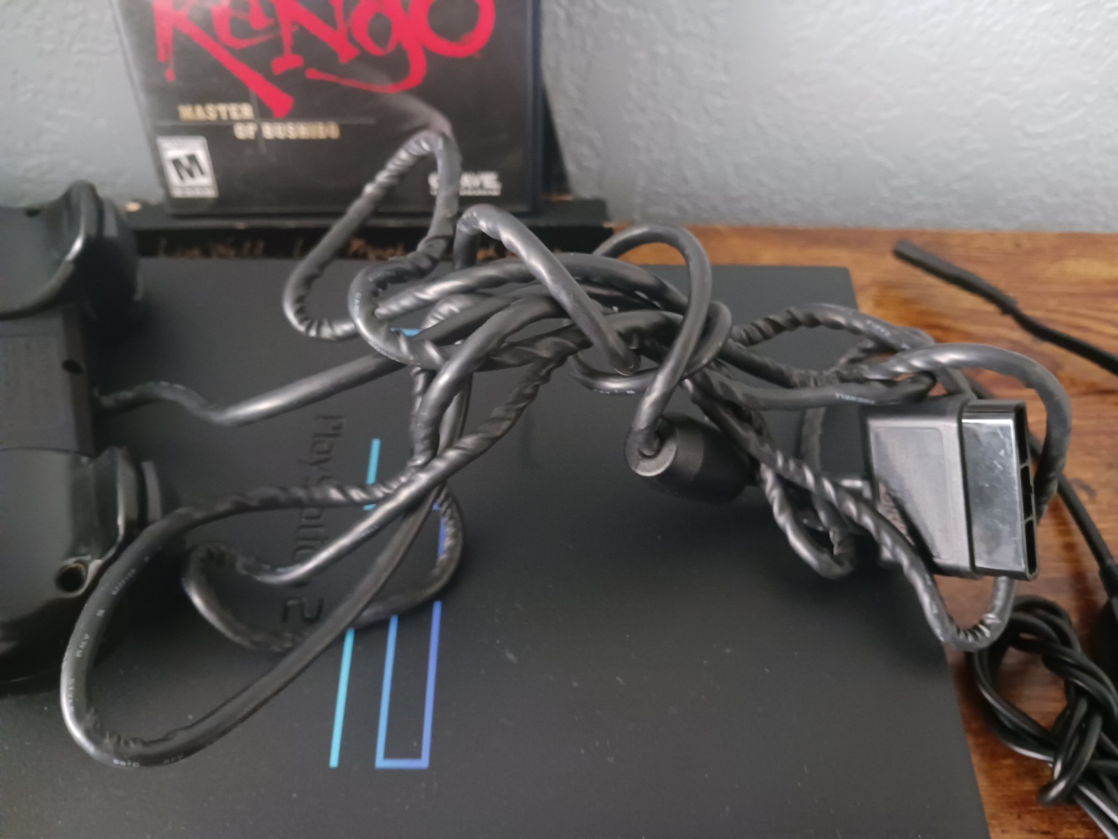 Sony PS2 Console Bundle SCPH-39001 Fat Tested + Kengo Game & 128MB Memory Card