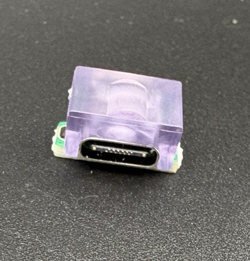 GBA SP USBC Mod – Atomic Purple/Clear Purple – Fast Shipping East Coast USA