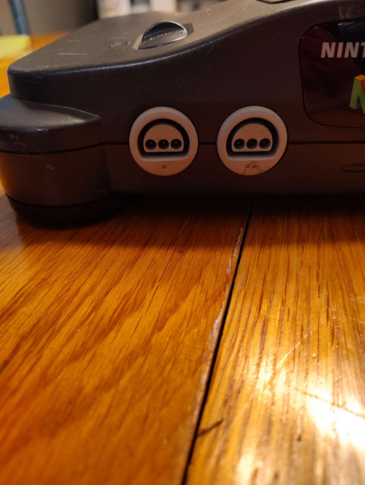 Nintendo 64 System Home Console & Cables Charcoal Gray, Tested Works