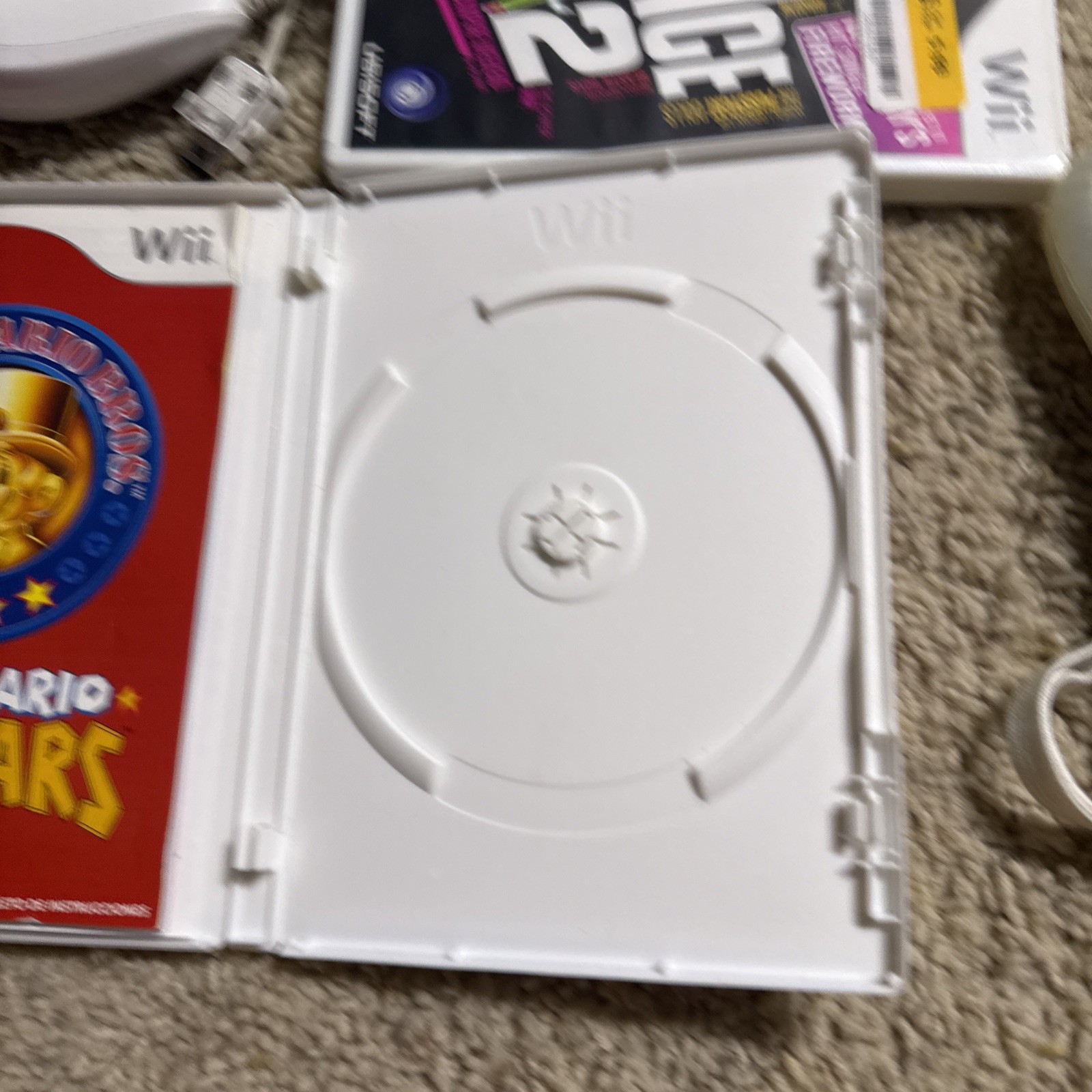 Nintendo Wii Bundle Tested Mario All-Stars Wii Sports 3 Remotes 9 Games