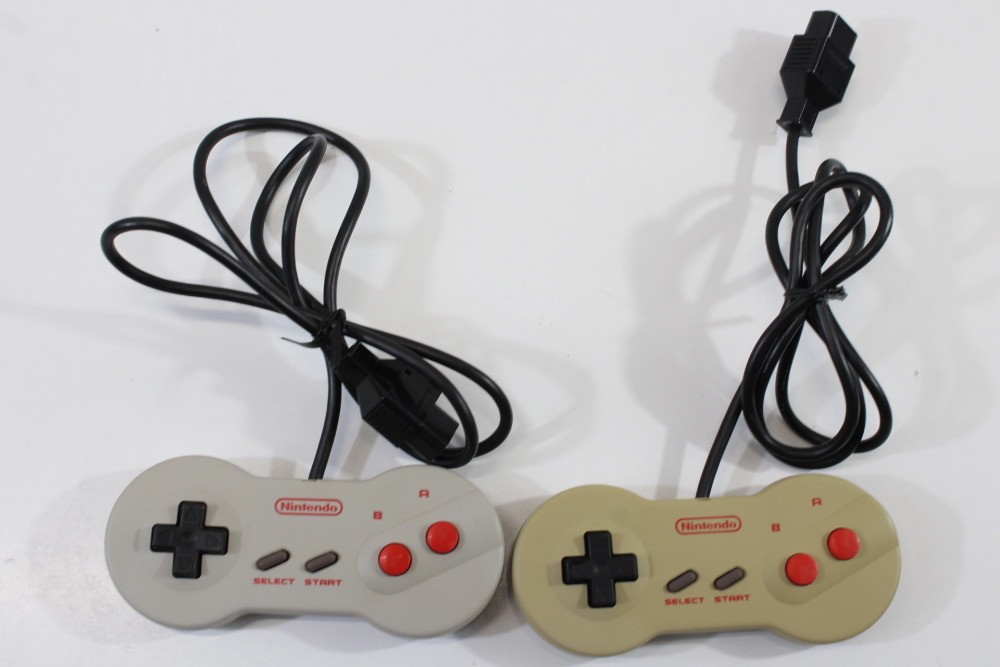 Nintendo AV New Famicom Console FC HVC-101 Controller x2 AC AV Bundle Japan #3