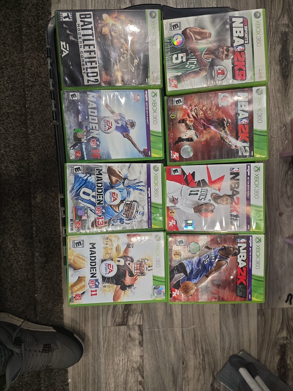 Xbox 360 Slim With 250GB, 2 Controllers, Hdmi Cord Power Cord And 28 Games
