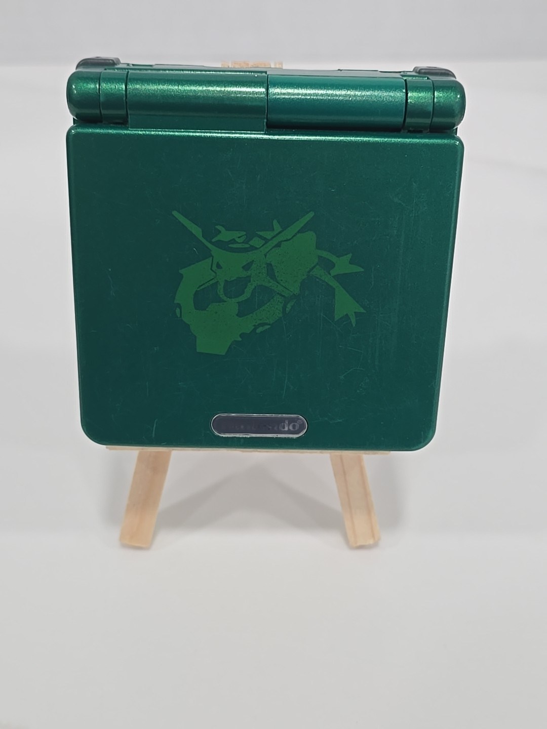 Nintendo Game Boy Advance SP Rayquaza Pokemon Console AGS-001 + 2 Harry Potters