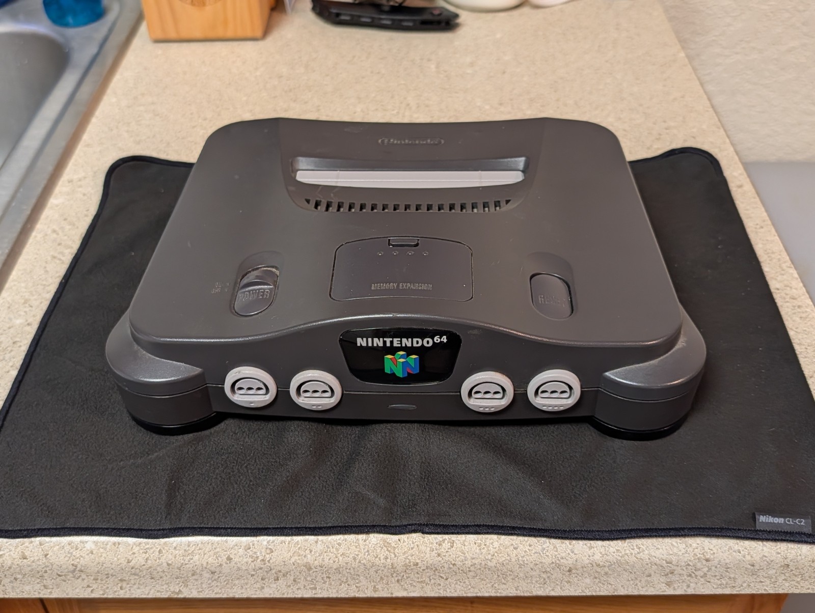 Nintendo 64 Gray Console w/ accessories. Tested and working. *READ DESCRIPTION*