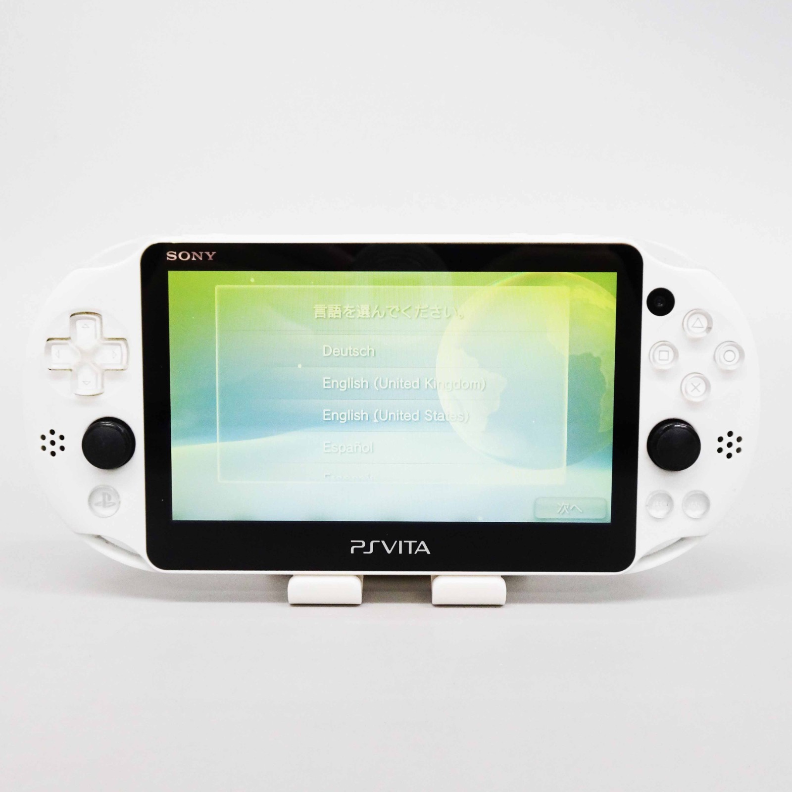 Sony Playstation PS Vita Glacier White PCH-2000 ZA22 Console only PSV Slim Used