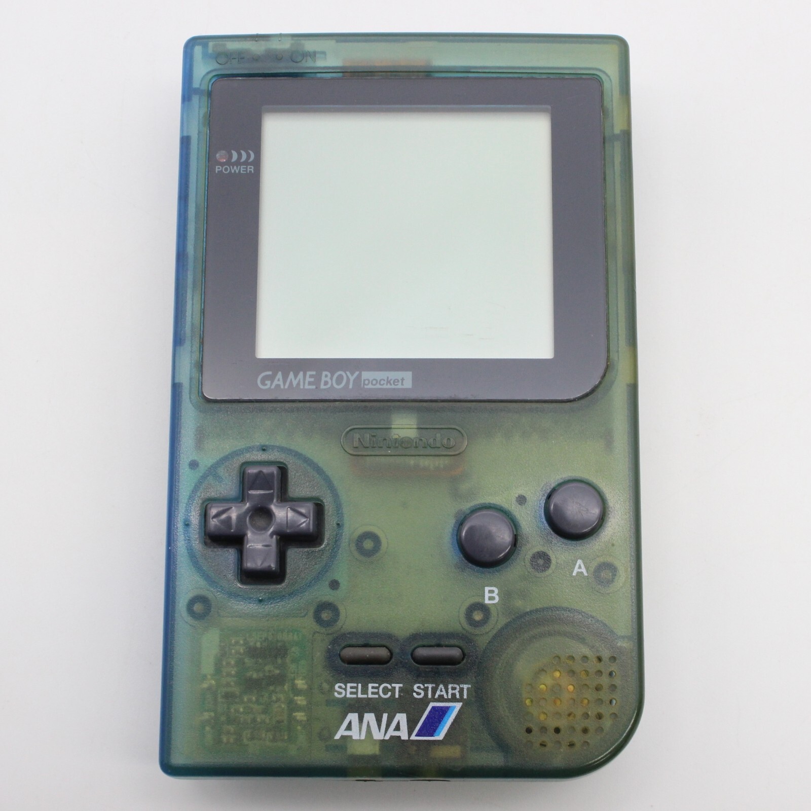 Nintendo Gameboy Pocket Console ANA Clear Blue Limited GBP Japan Tested 95