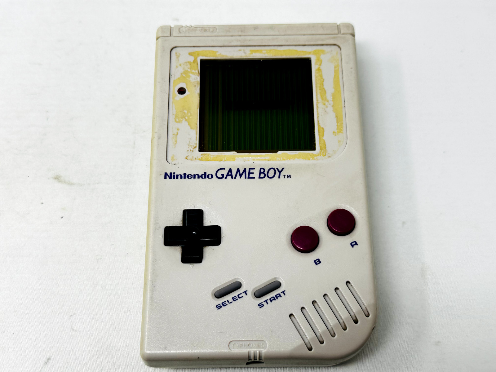 Nintendo Game Boy Pocket MGB-001 Off White/Gray – OEM – For Parts or Repair