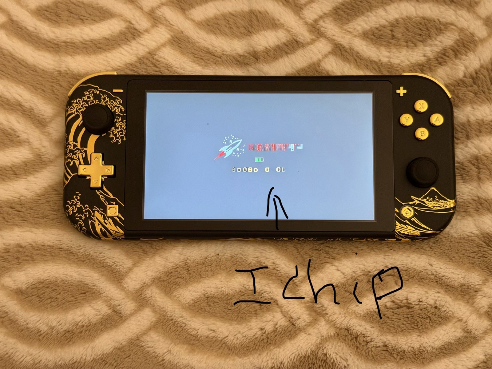 Nintendo Switch Lite Instinct-NX 64GB Extremerate Golden Wave Hall Effects