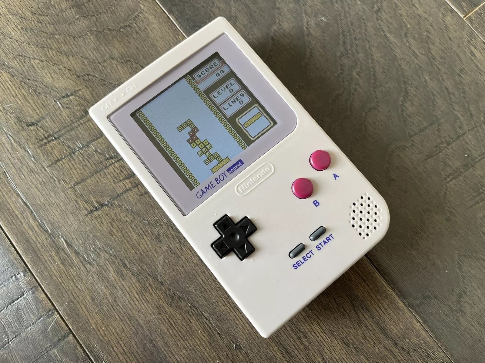 Nintendo Gameboy Pocket GBP Backlight IPS Screen and Glass Lens W/ Bag – Grey