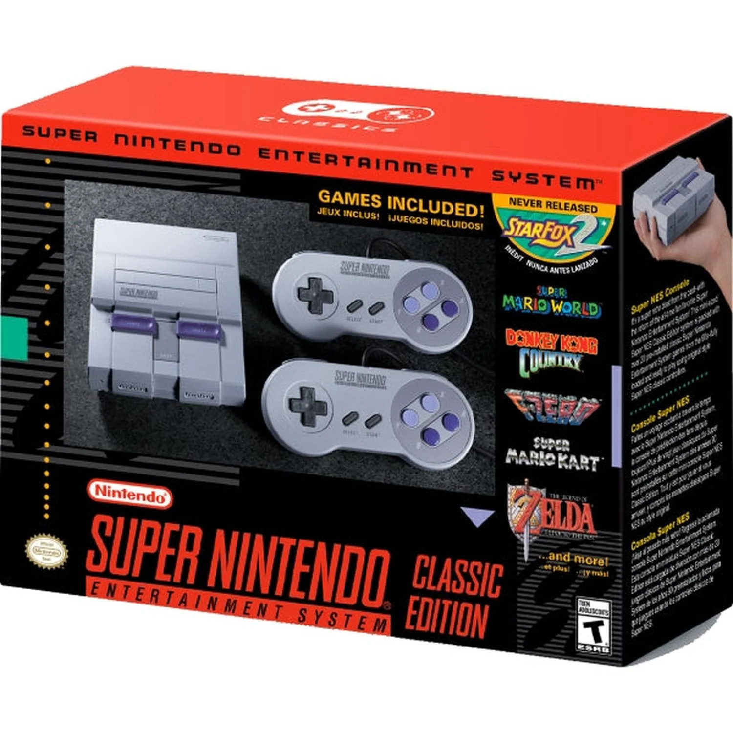 Super Nintendo Entertainment System SNES Classic Mini – NTSC Edition [Console Re