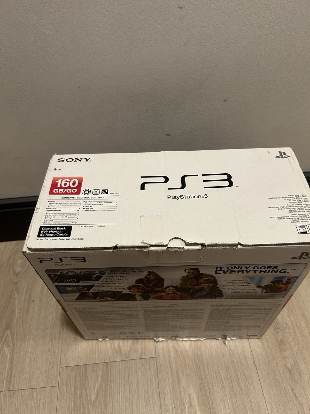Sony PlayStation 3 PS3 Console Slim 160GB – Used In open box