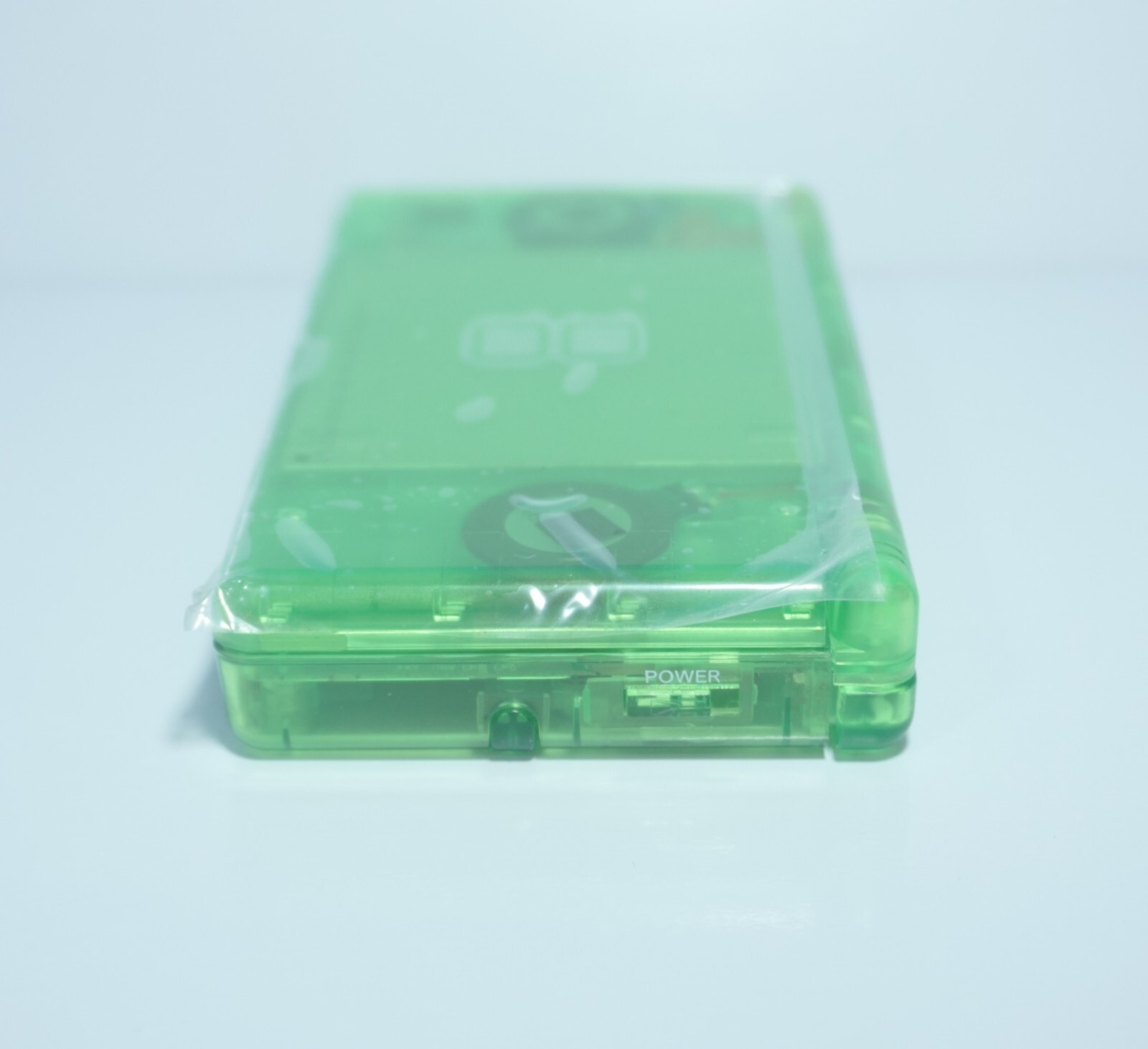 Nintendo DS Lite Transparent Clear Kiwi Green Handheld System with Charger