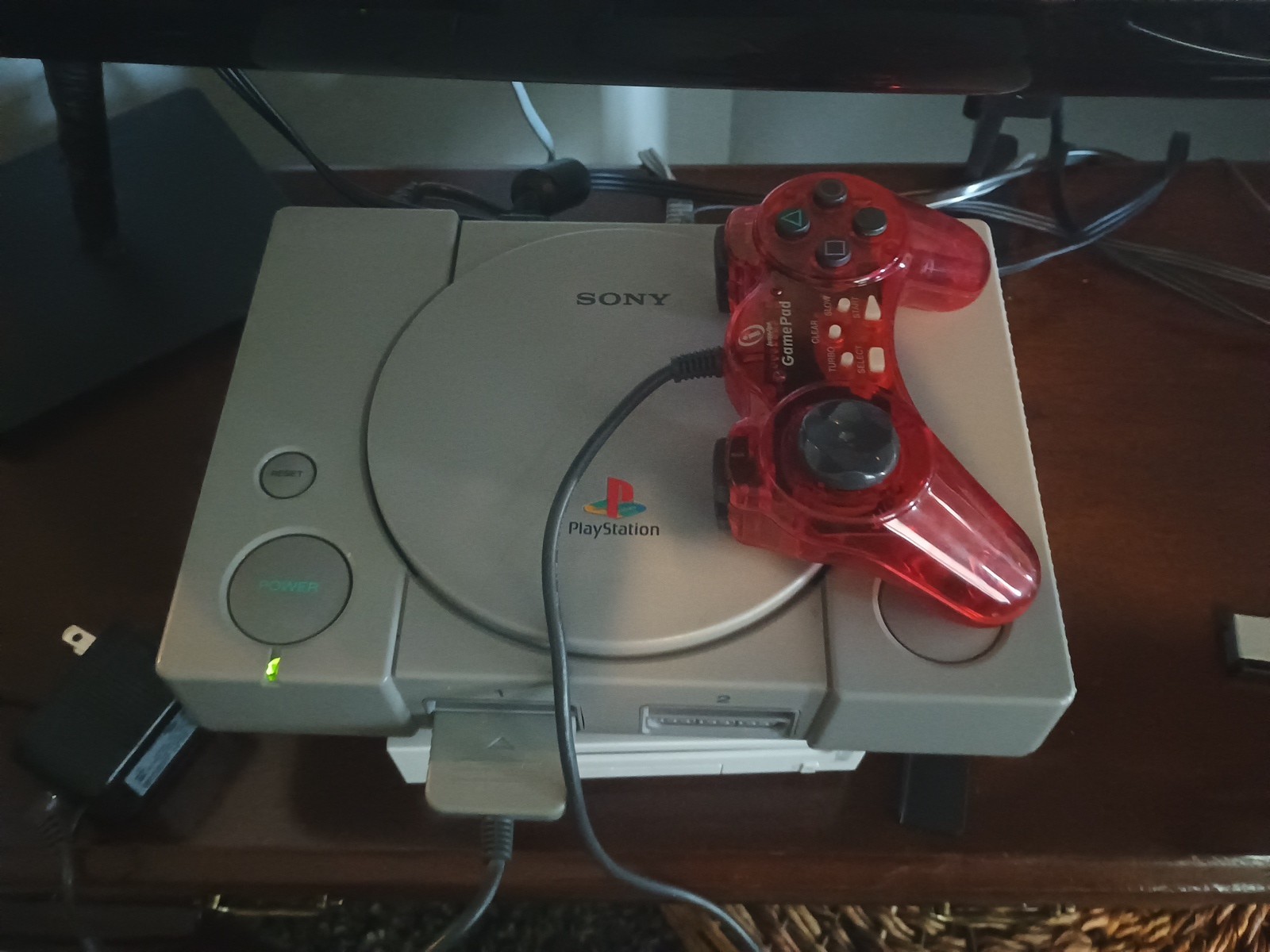Sony PlayStation Launch Edition Gray Console (SCPH-9001) With Game & Controller