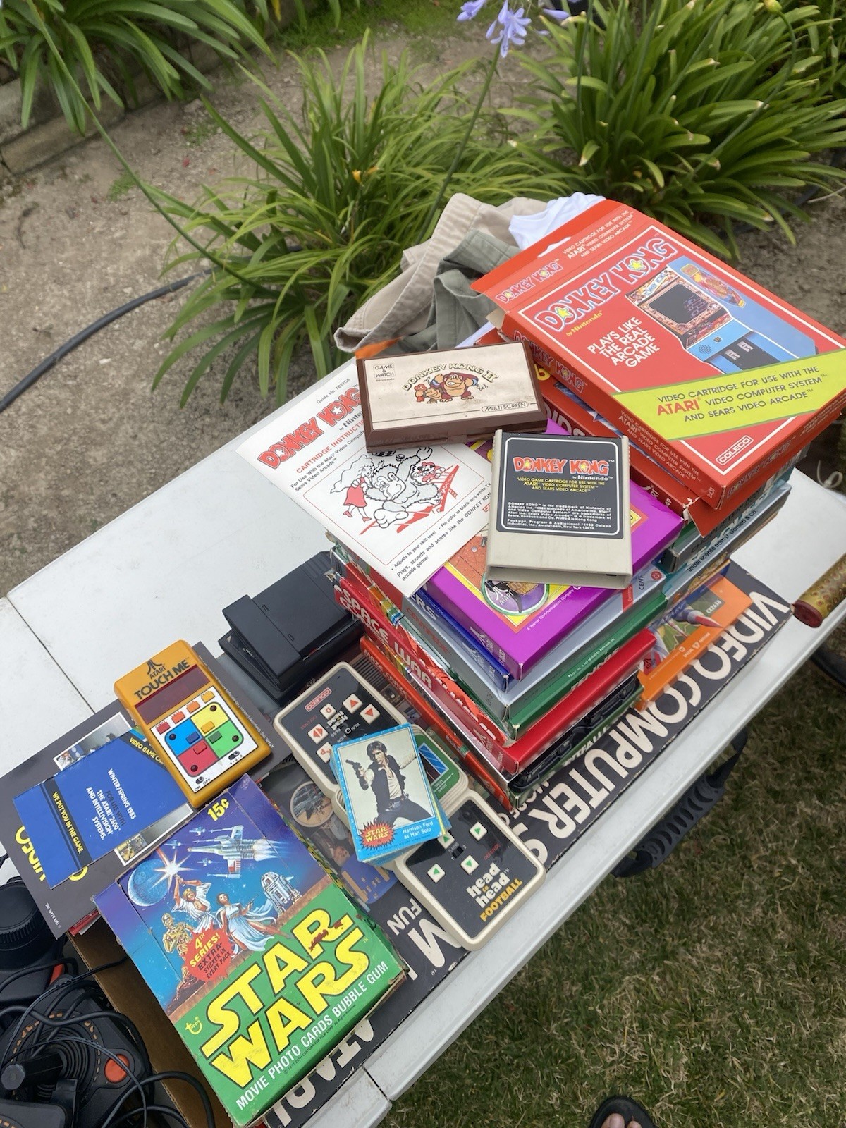 Vintage Atari CX-2600A Console Video Computer System W/ Box And Games