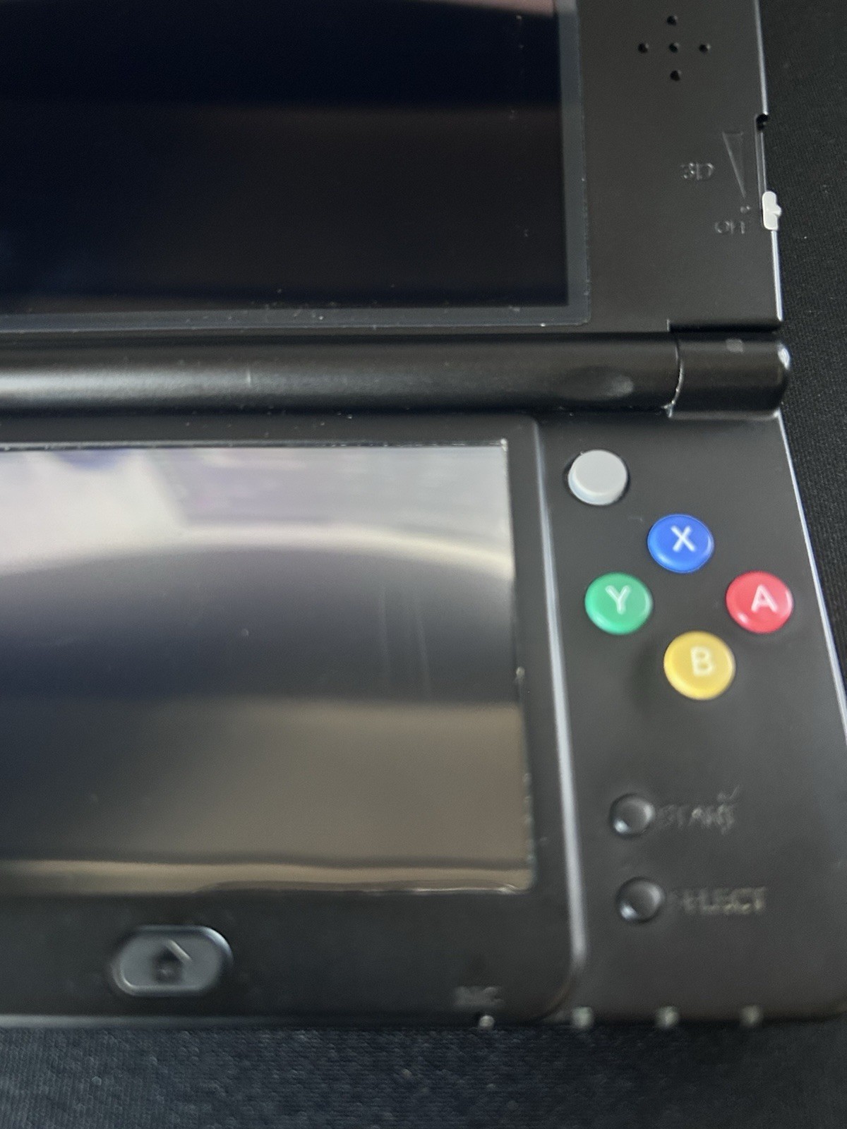 New Nintendo 3DS Super Mario Black Edition Console NA/US Version Tested Working
