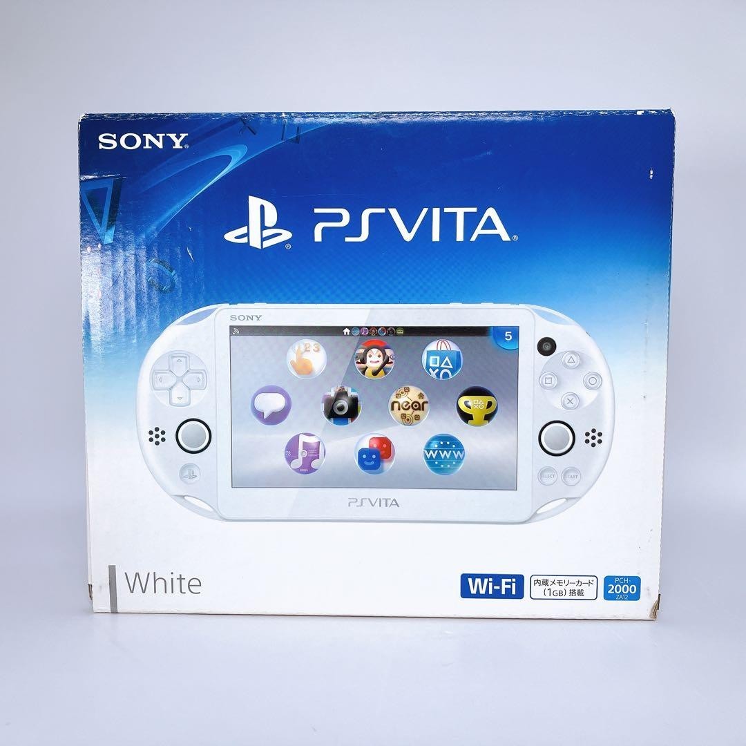 Excellent SONY PS Vita PCH-2000 Console White w/charger