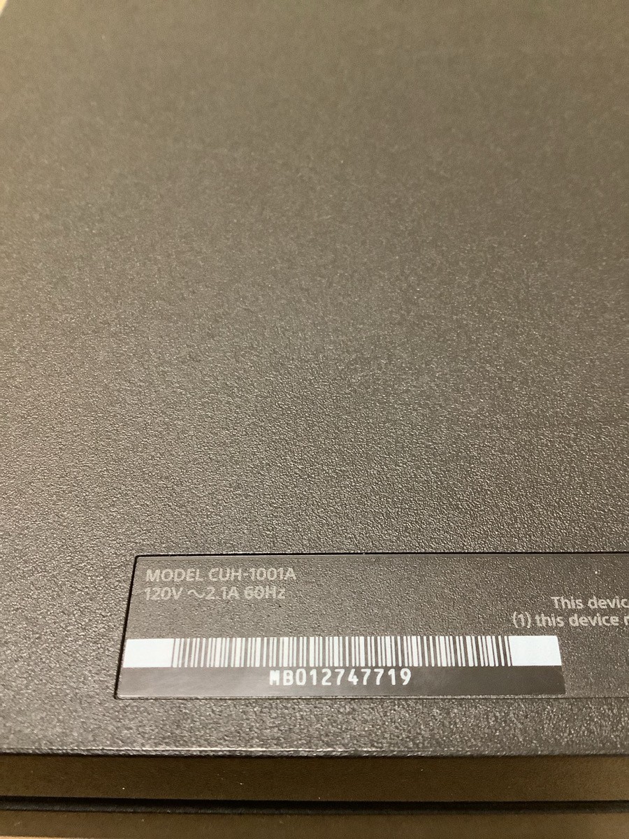 SYSTEM PS4 GAMES SONY CUH-1001A, #MB012747719; 500GB (196838-1)