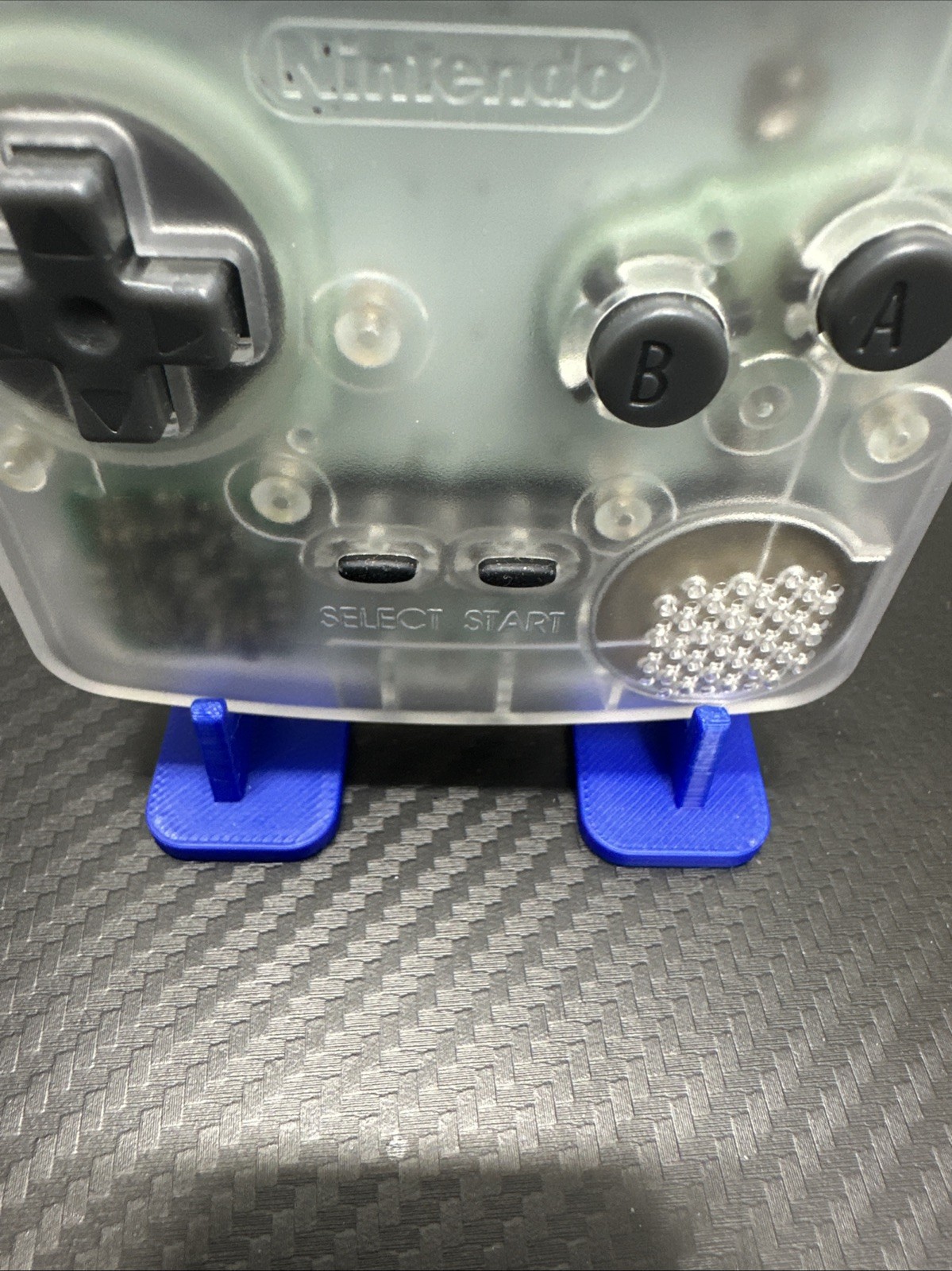 Nintendo Gameboy Color CGB-001 Transparent Clear Handheld System No Sound