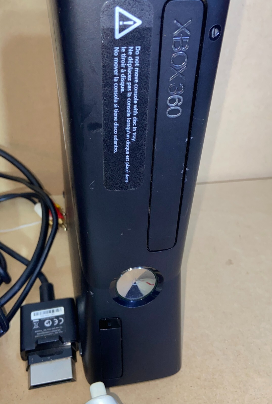 Xbox 360 S Slim Bundle 250GB Console 2 Controllers Cables 28 Games Tested Works