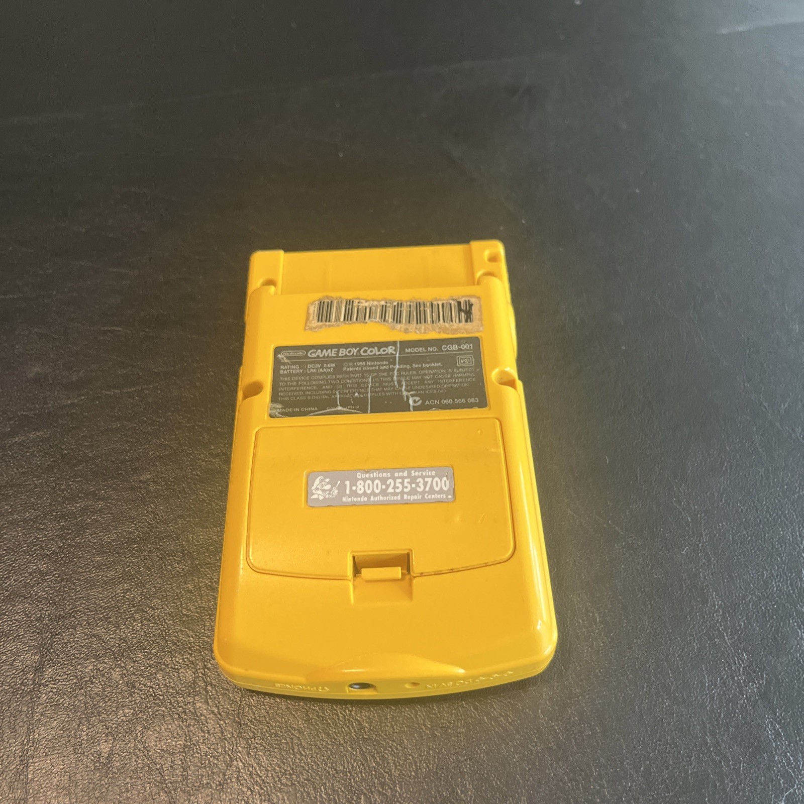 Nintendo Game Boy Color Console CGB-001 – Dandelion Yellow 100% OEM Tested Works