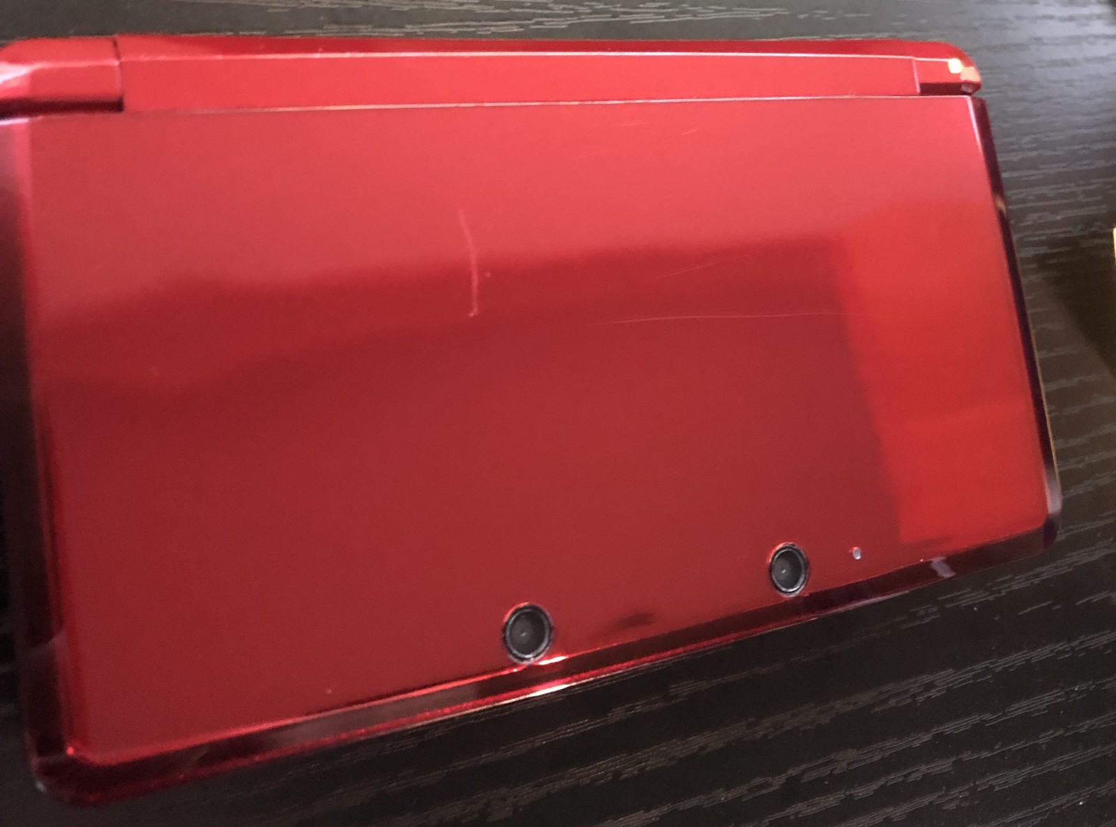 Nintendo 3DS Flame Red CTR-001 Handheld Console — Fully Tested