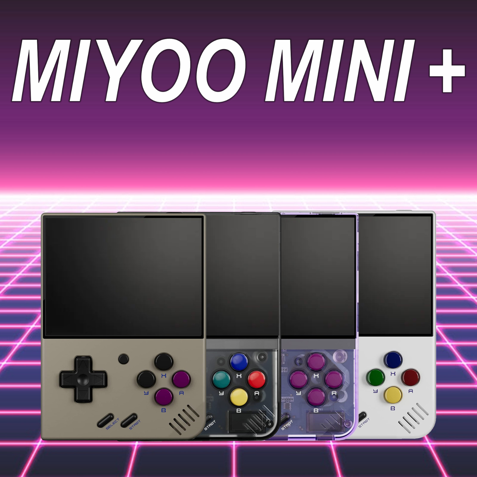 Miyoo Mini Plus + Open Source Handheld Game Console with 64GB – US Seller