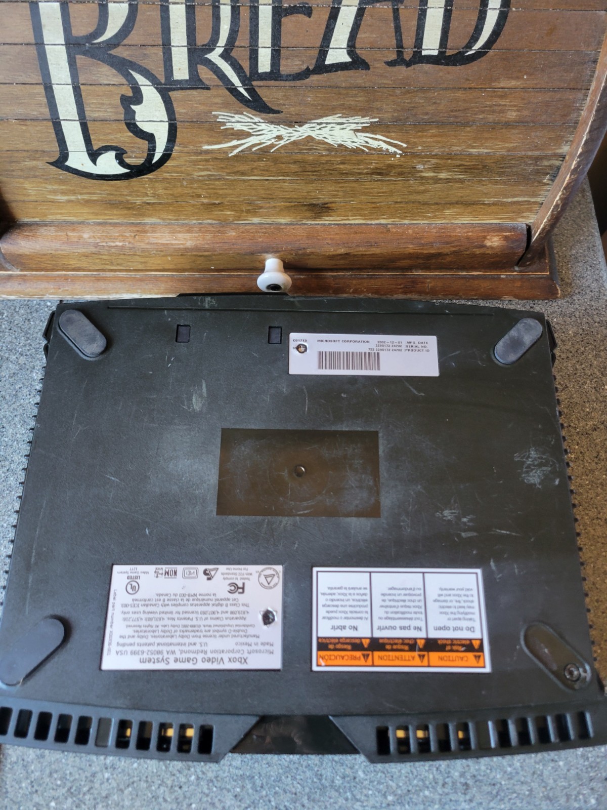 Original Microsoft Xbox Console Only System Needs Repair AS IS