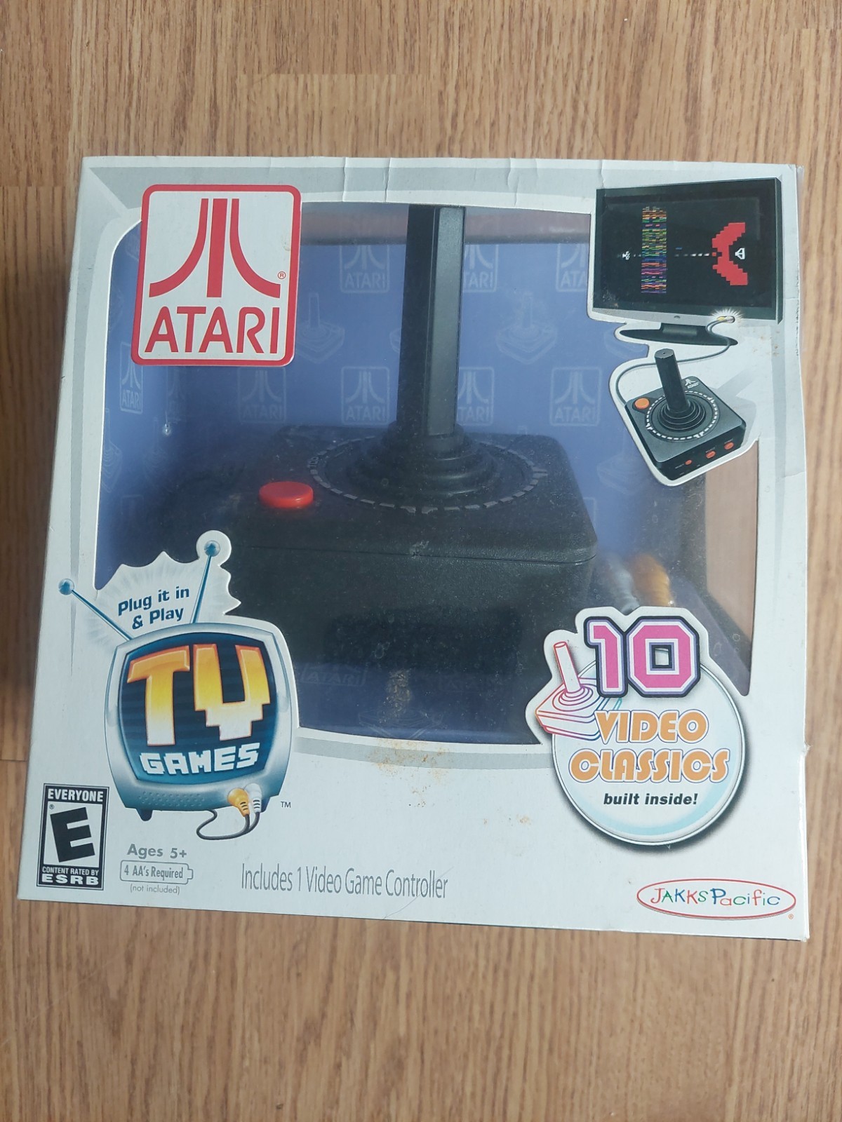 Atari Plug And Play TV Games 10 Fun Classic Video Games 2009 Jakks Pacific – NIB