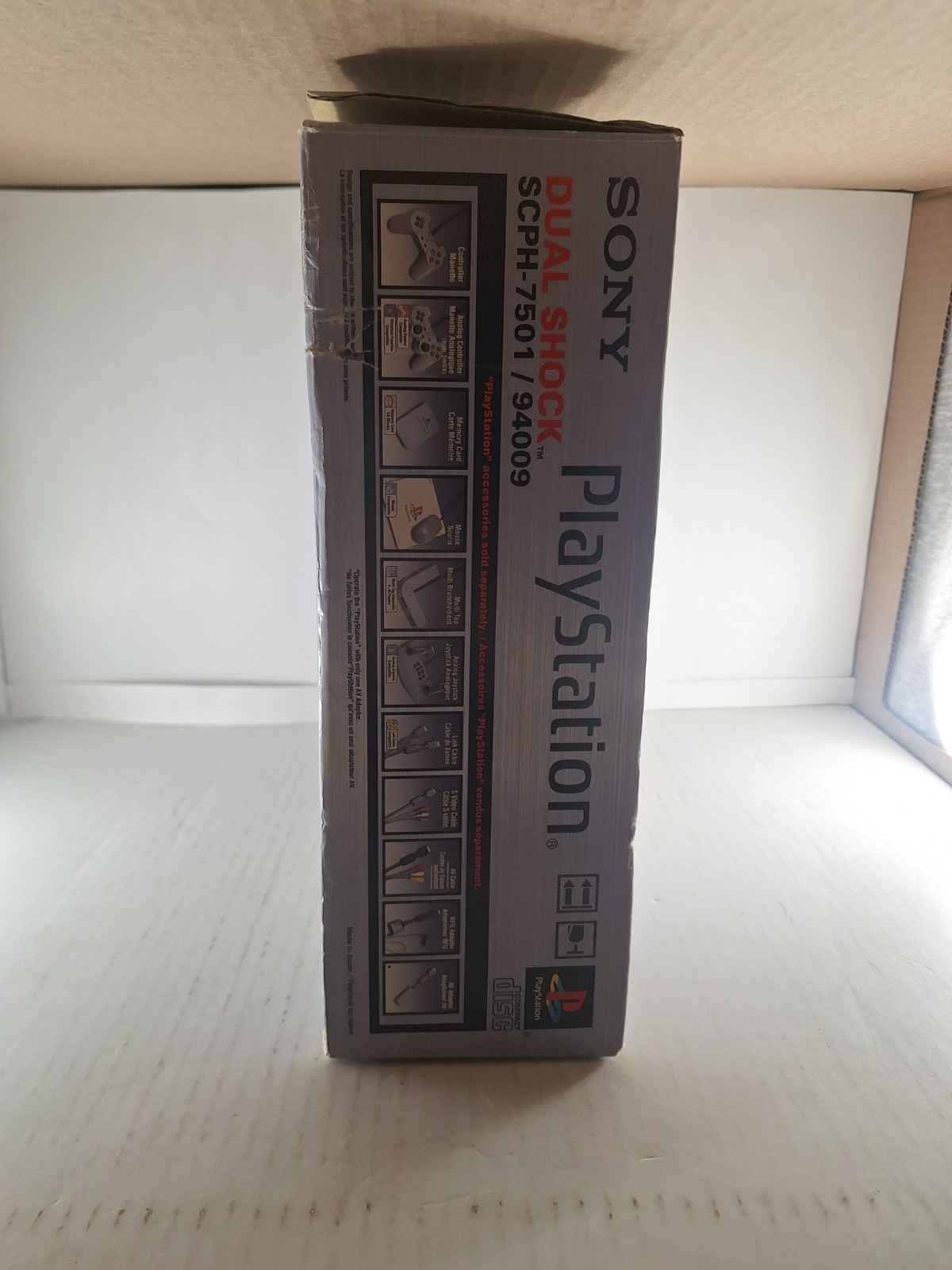 Ps1 Console w/ Original Box Sony PlayStation One Untested As Is