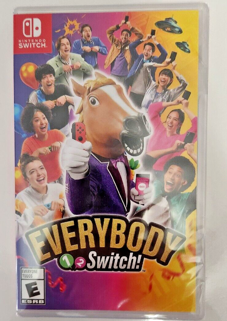 Everybody 1-2 Switch! Nintendo Switch New Sealed (Multiplayer, 2023 Party)