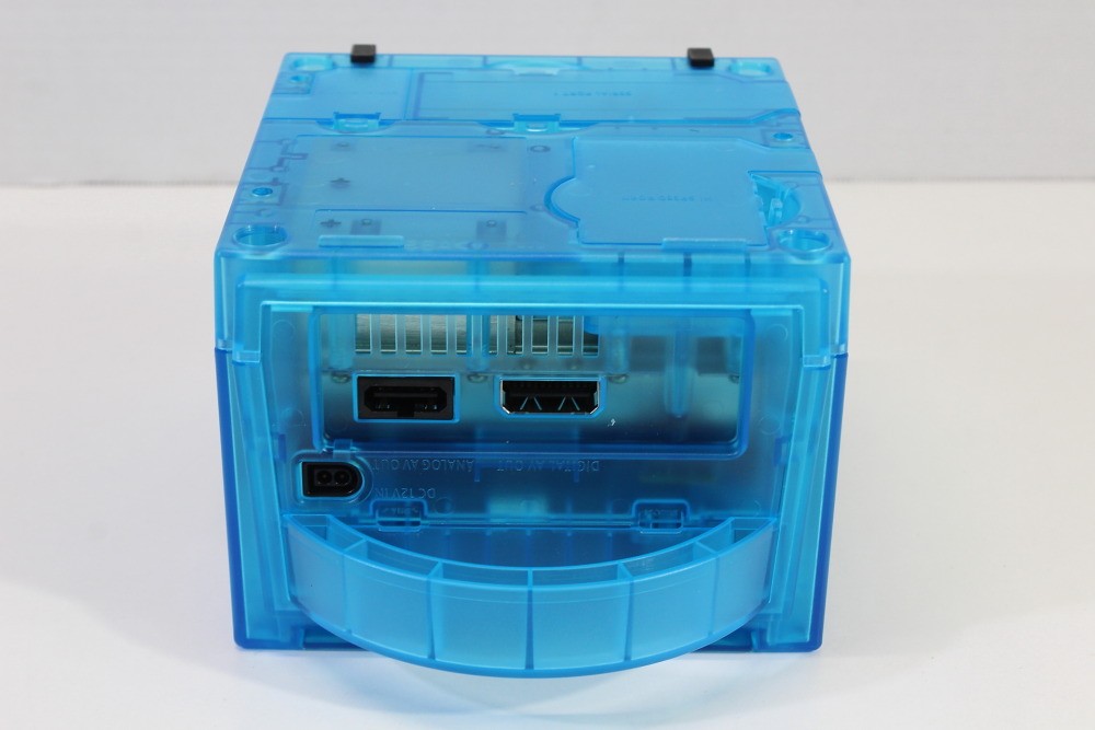 Nintendo Gamecube Console Clear Sky Ice Blue AC S-Video to HDMI NTSC-U/C DOL-001