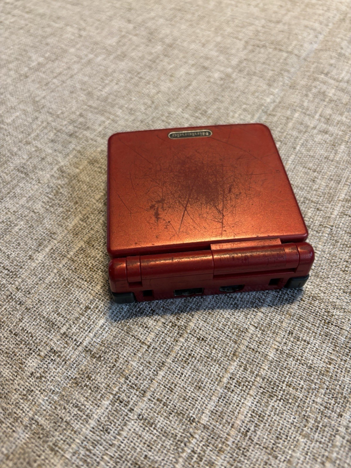 Nintendo Game Boy Advance SP AGS-001 Red Handheld, Wi-Fi, Headphone Jack