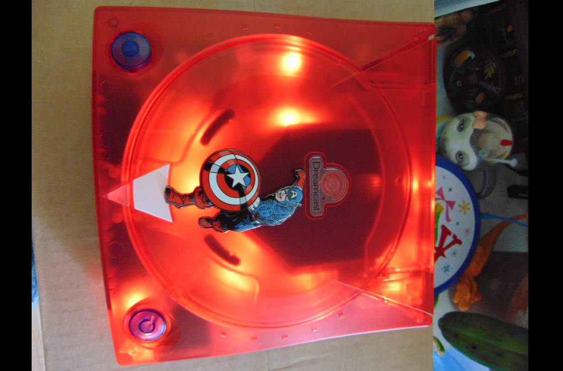 💙 SEGA Dreamcast HKT 3020 Home Console 🌟 red edition 💙 ✨ ❤️✨ ❤️ red leds