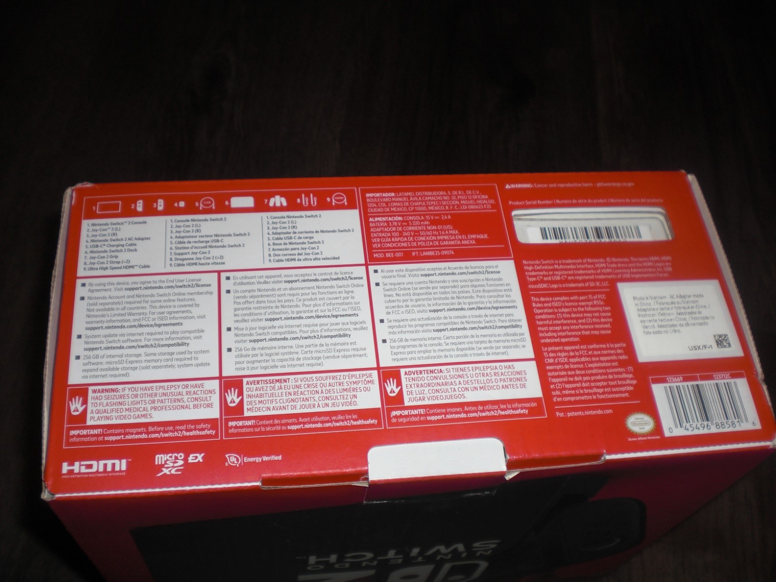 BRAND NEW Nintendo Switch 2 Console Gaming System BEE‑001 Black FACT SEALED OEM