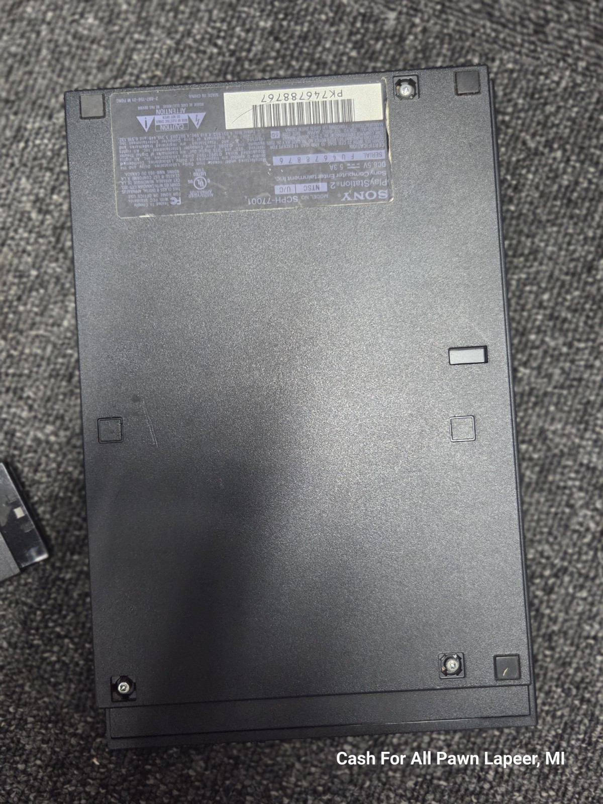 Sony Playstation 2 PS2 SCPH-77001 Slim Console PARTS / REPAIR BAD EYE? READ