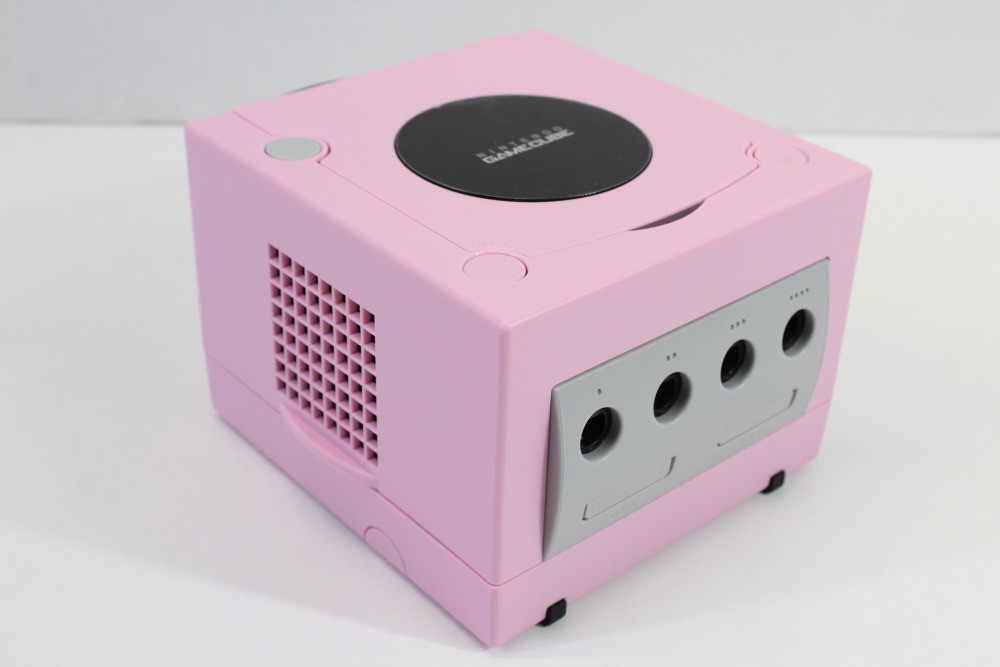 Nintendo Gamecube Console Pastel Pink NTSC-U/C DOL-001 GC White LED PLAY US GAME