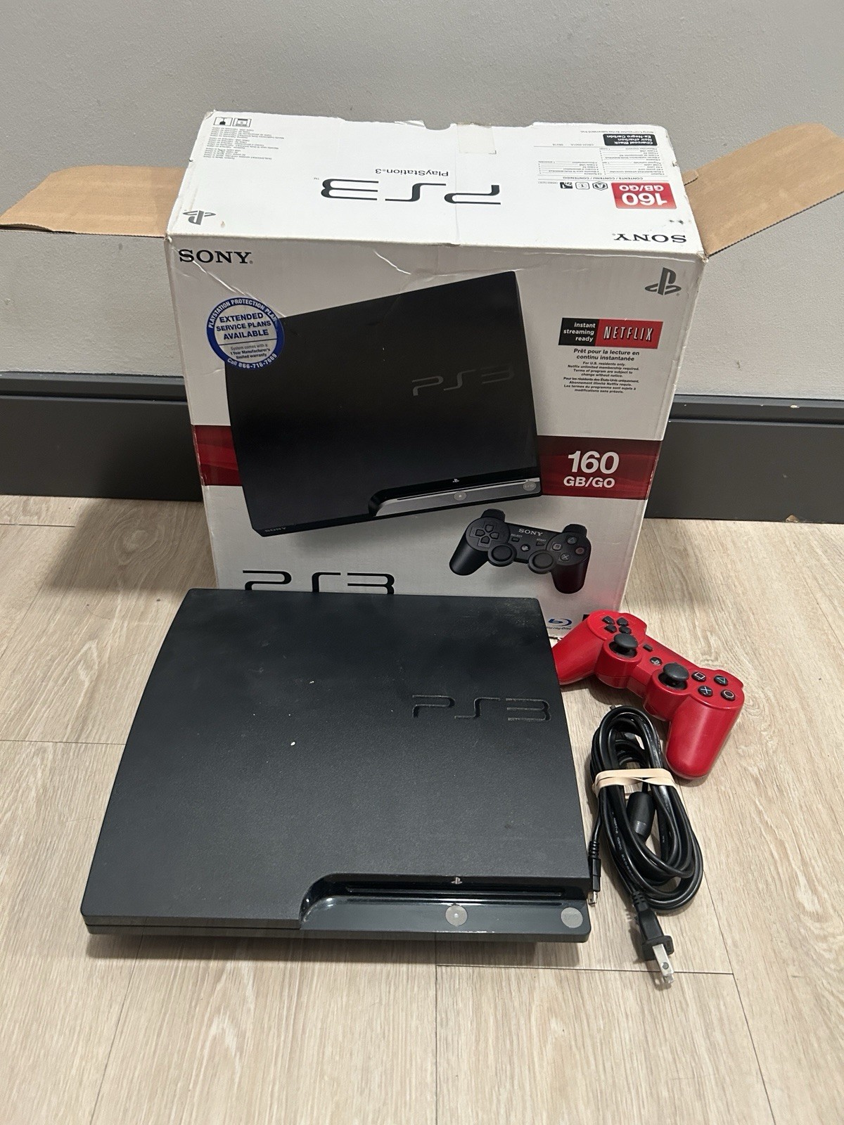 Sony PlayStation 3 PS3 Console Slim 160GB – Used In open box