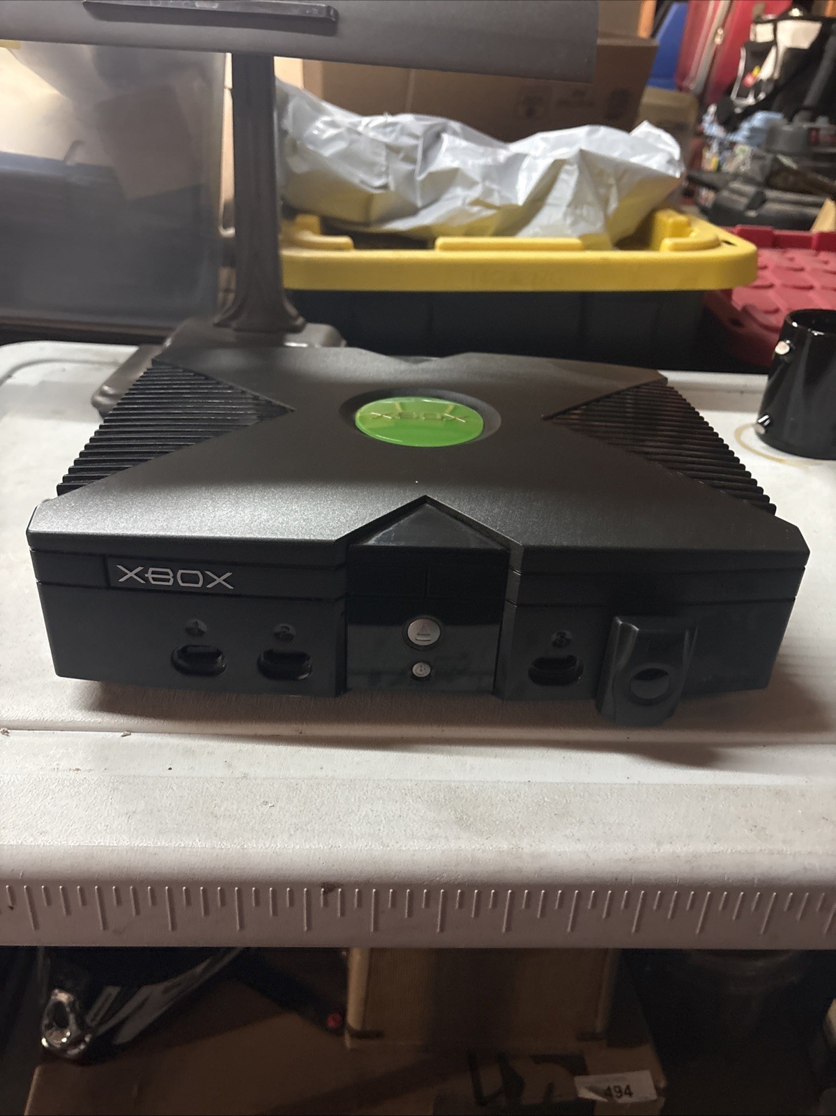 Xbox Original Tested Working GWith DVD Playback Kit No Cords 2 Games Simpsons