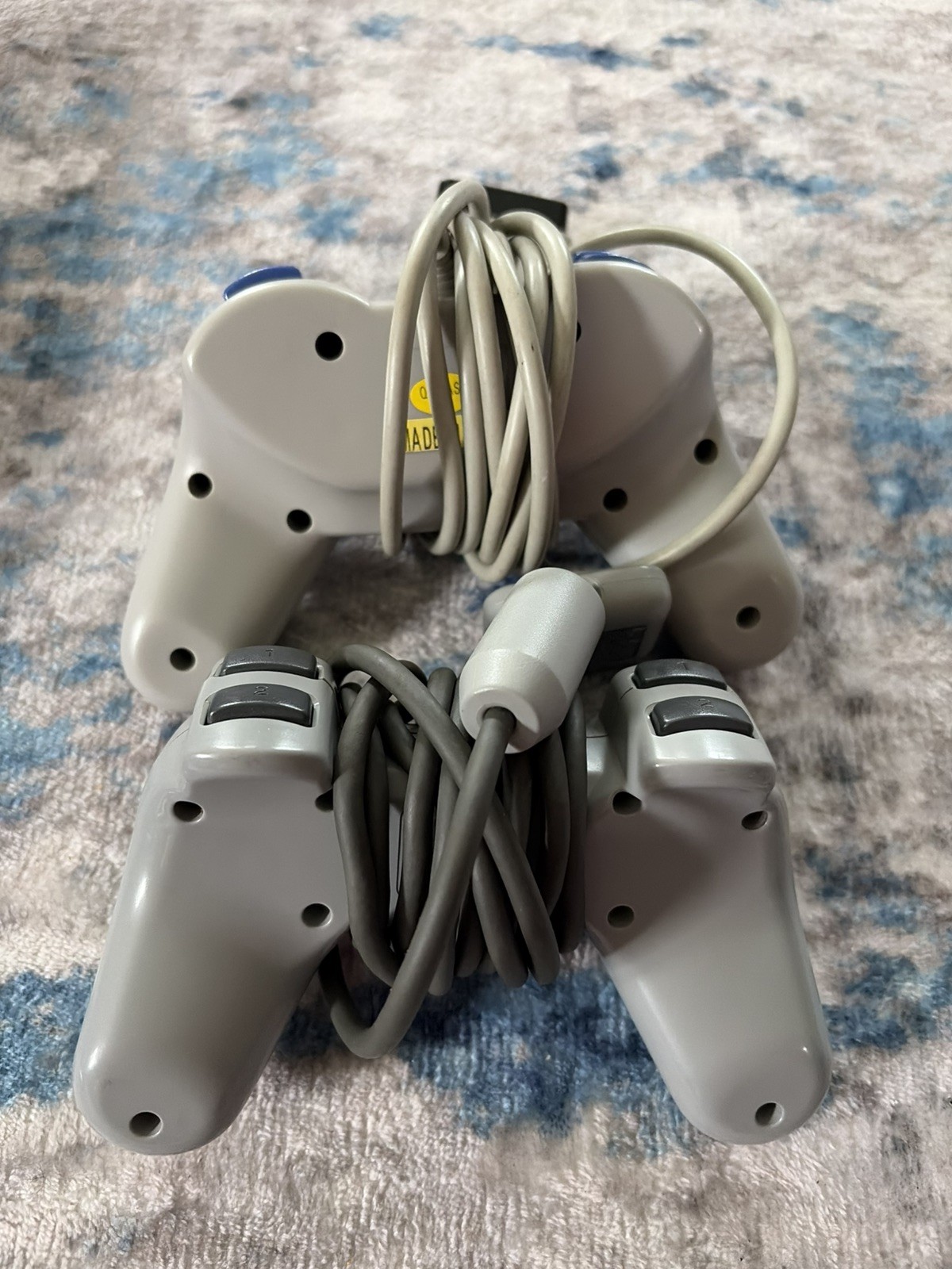 Sony PlayStation PS1 Console Bundle Tested & Working SCPH-5501 8 Games Cleaned